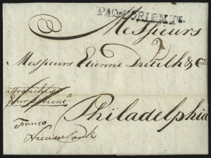 Sale 989, Lot 10, French Packet Service, 1783-1788