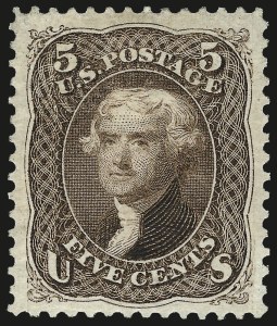 Sale 989, Lot 114, 1867-68 Grilled Issue and 1875 Re-Issue