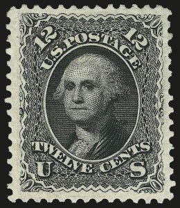 Sale 989, Lot 115, 1867-68 Grilled Issue and 1875 Re-Issue
