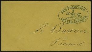 Sale 989, Lot 23, California and Western Mails