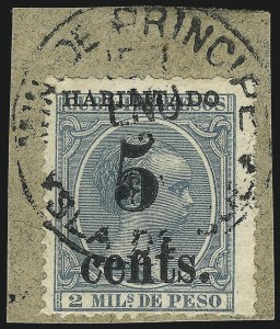 Sale 989, Lot 246, The Dr. Yamil H. Kouri Collection of Cuba Puerto Principe Issues