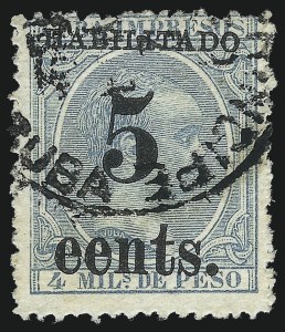 Sale 989, Lot 248, The Dr. Yamil H. Kouri Collection of Cuba Puerto Principe Issues