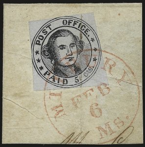 Sale 989, Lot 34, Postmasters Provisionals