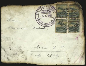Sale 989, Lot 340, Hindenburg Crash Cover, Russia, Switzerland