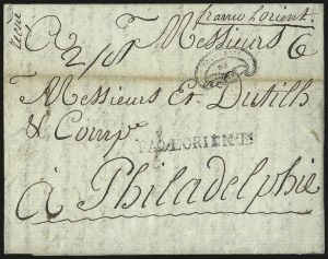 Sale 989, Lot 8, French Packet Service, 1783-1788