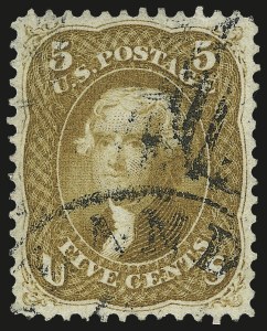 Sale 989, Lot 92, 1861-66 Issue, incl. Encased Postage
