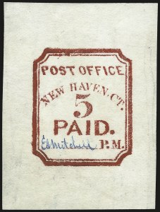 Sale 992, Lot 2001, Postmasters Provisionals