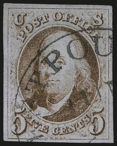 Sale 992, Lot 2003, 1847 Issue (Scott 1-2)
