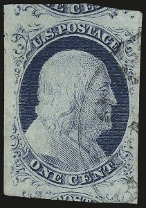 Sale 992, Lot 2040, 1c 1851-56 Issue (Scott 5-9)