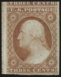 Sale 992, Lot 2042, 3c and 5c 1851-56 Issue (Scott 10-12)