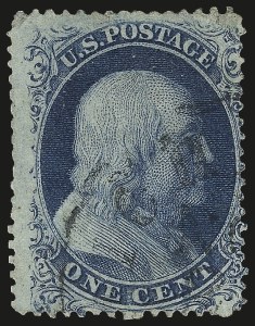 Sale 992, Lot 2069, 1c 1857-60 Issue (Scott 18-24)