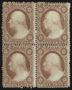 Sale 992, Lot 2083, 3c-5c 1857-60 Issue (Scott 25-30A)