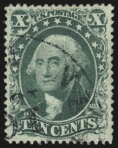 Sale 992, Lot 2095, 10c 1857-60 Issue (Scott 31-35)