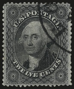 Sale 992, Lot 2098, 12c-90c 1857-60 Issue (Scott 36-39)