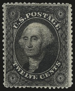 Sale 992, Lot 2099, 12c-90c 1857-60 Issue (Scott 36-39)