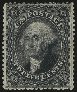Sale 992, Lot 2100, 12c-90c 1857-60 Issue (Scott 36-39)