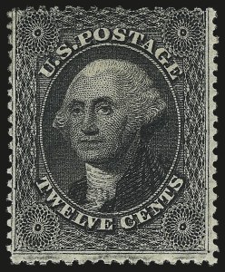 Sale 992, Lot 2101, 12c-90c 1857-60 Issue (Scott 36-39)