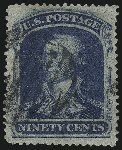 Sale 992, Lot 2108, 12c-90c 1857-60 Issue (Scott 36-39)
