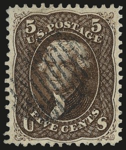 Sale 992, Lot 2129, 1861-66 Issue (Scott 73-78)