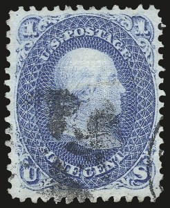 Sale 992, Lot 2150, 1867-68 Grilled Issue (E Grill - Scott 86-91)