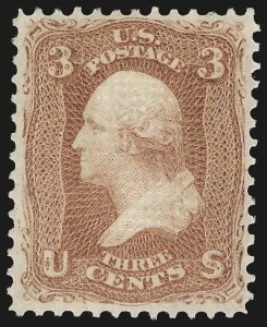 Sale 992, Lot 2158, 1867-68 Grilled Issue (F Grill - Scott 92-101)