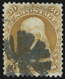 Sale 992, Lot 2162, 1867-68 Grilled Issue (F Grill - Scott 92-101)