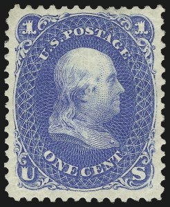 Sale 992, Lot 2166, 1875 Re-Issue of 1861-66 Issue (Scott 102-111)