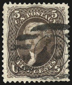 Sale 992, Lot 2172, 1875 Re-Issue of 1861-66 Issue (Scott 102-111)