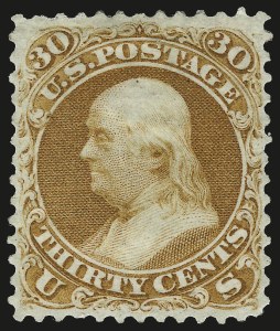 Sale 992, Lot 2173, 1875 Re-Issue of 1861-66 Issue (Scott 102-111)