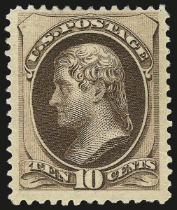 Sale 992, Lot 2249, 1875-79 Continental and American Bank Note Co. Issues (Scott 178-191)