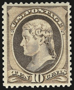 Sale 992, Lot 2257, 1881-87 American Bank Note Co. Issues (Scott 205-218)