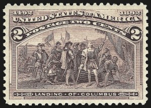 Sale Number 992, Lot Number 2285, 1893 Columbian Issue (1c thru 8c, Scott 230-236)