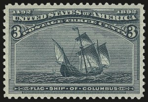 Sale Number 992, Lot Number 2286, 1893 Columbian Issue (1c thru 8c, Scott 230-236) Sale Number 992, Lot Number 2286, 1893 Columbian Issue (1c thru 8c, Scott 230-236)