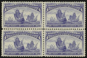 Sale 992, Lot 2288, 1893 Columbian Issue (1c thru 8c, Scott 230-236)