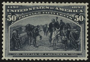 Sale Number 992, Lot Number 2305, 1893 Columbian Issue (10c thru $1.00, Scott 237-241)