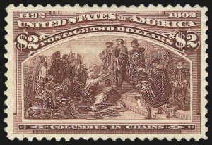 Sale Number 992, Lot Number 2317, 1893 Columbian Issue ($2.00 thru $5.00, Scott 242-245)