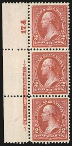 Sale 992, Lot 2349, 1894 Unwatermarked Bureau Issue (Scott 246-263)