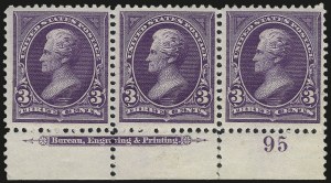Sale 992, Lot 2350, 1894 Unwatermarked Bureau Issue (Scott 246-263)