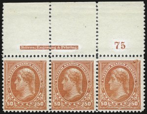 Sale 992, Lot 2352, 1894 Unwatermarked Bureau Issue (Scott 246-263)