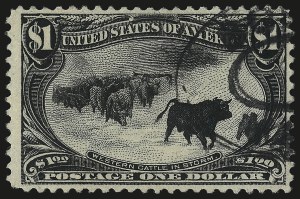 Sale 992, Lot 2376, 1898 Trans-Mississippi Issue (Scott 285-293), $1.00 Trans-Mississippi (292) Sale 992, Lot 2376, 1898 Trans-Mississippi Issue (Scott 285-293)