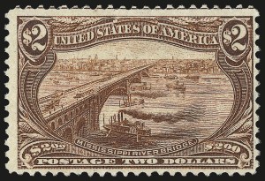 Sale 992, Lot 2379, 1898 Trans-Mississippi Issue (Scott 285-293), $2.00 Trans-Mississippi (293) Sale 992, Lot 2379, 1898 Trans-Mississippi Issue (Scott 285-293)