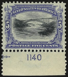 Sale 992, Lot 2386, 1901 Pan-American Issue (Scott 294-299)