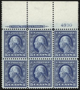 Sale 992, Lot 2423, 1908-10 Washington-Franklin Issues (Scott 331-356)