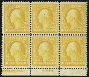 Sale 992, Lot 2425, 1908-10 Washington-Franklin Issues (Scott 331-356)