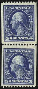 Sale 992, Lot 2437, 1908-10 Washington-Franklin Issues (Scott 331-356)