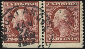 Sale 992, Lot 2450, 1910-13 Washington-Franklin Issue (Scott 374-396)