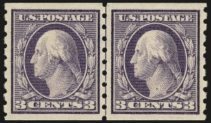 Sale 992, Lot 2453, 1910-13 Washington-Franklin Issue (Scott 374-396)
