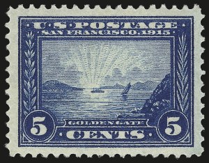 Sale 992, Lot 2459, 1913-15 Panama-Pacific Issue (Scott 397-404)
