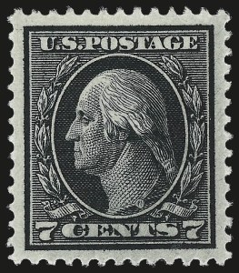 Sale 992, Lot 2467, 1912-14 Washington-Franklin Issue (Scott 405-423)