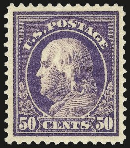 Sale 992, Lot 2469, 1912-14 Washington-Franklin Issue (Scott 405-423)